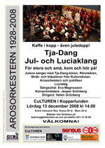 Adventskonsert Arosorkestern i Västerås 13 december 2008.