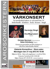 Vårkonsert Arosorkestern Västerås 21 maj 2012.