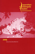 Programfolder, titelsida, Sommerarena Baden bei Wien 2005.