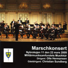 Militärmusiksamfundets musikkår på Nybrokajen 11 den 22 mars 2009. Dirigent: Olle Hermansen.