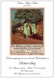 Wienerlieder av Robert Stolz, folder framsida.