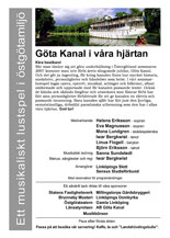 Programblad Göta Kanal i våra hjärtan sommaren 2007.