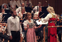 Markus Norrman, Eva Magnusson, Helen Grönberg och Arosorkestern i Västerås Konserthus den 6 juni 2009.