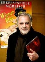 Maximilian Schell, regissör Wiener Blut, Mörbisch 2007.