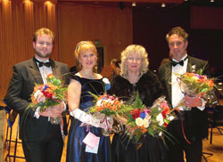 Från vänster: Markus Norrman, Eva Magnusson, Helen Grönberg och Peter Tornborg.