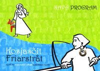 Programblad, titelsida till sångspelet Friarstråt.