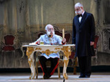 Operetten Frühjahrsparade med musik av Robert Stolz på Theatre of Musical Comedy i St Petersburg.