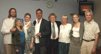 Från vänster: Harald Nygren, Anne-Marie Brinck, Ulrika Nilsson, Peter Tornborg, Sven Idar, Helen Grönberg, Eva Magnusson och Peter Strandberg.