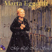 Titelsida CD My Life My Song med Marta Eggerth.
