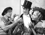 Johannes Heesters och Waltraut Haas i filmen Tanz in's Glck frn 1951. Foto: Wiener-Mundus-Film.
