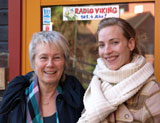 Margareta Thaln och Kinga Szabadvry Radio Viking 22 oktober 2010.